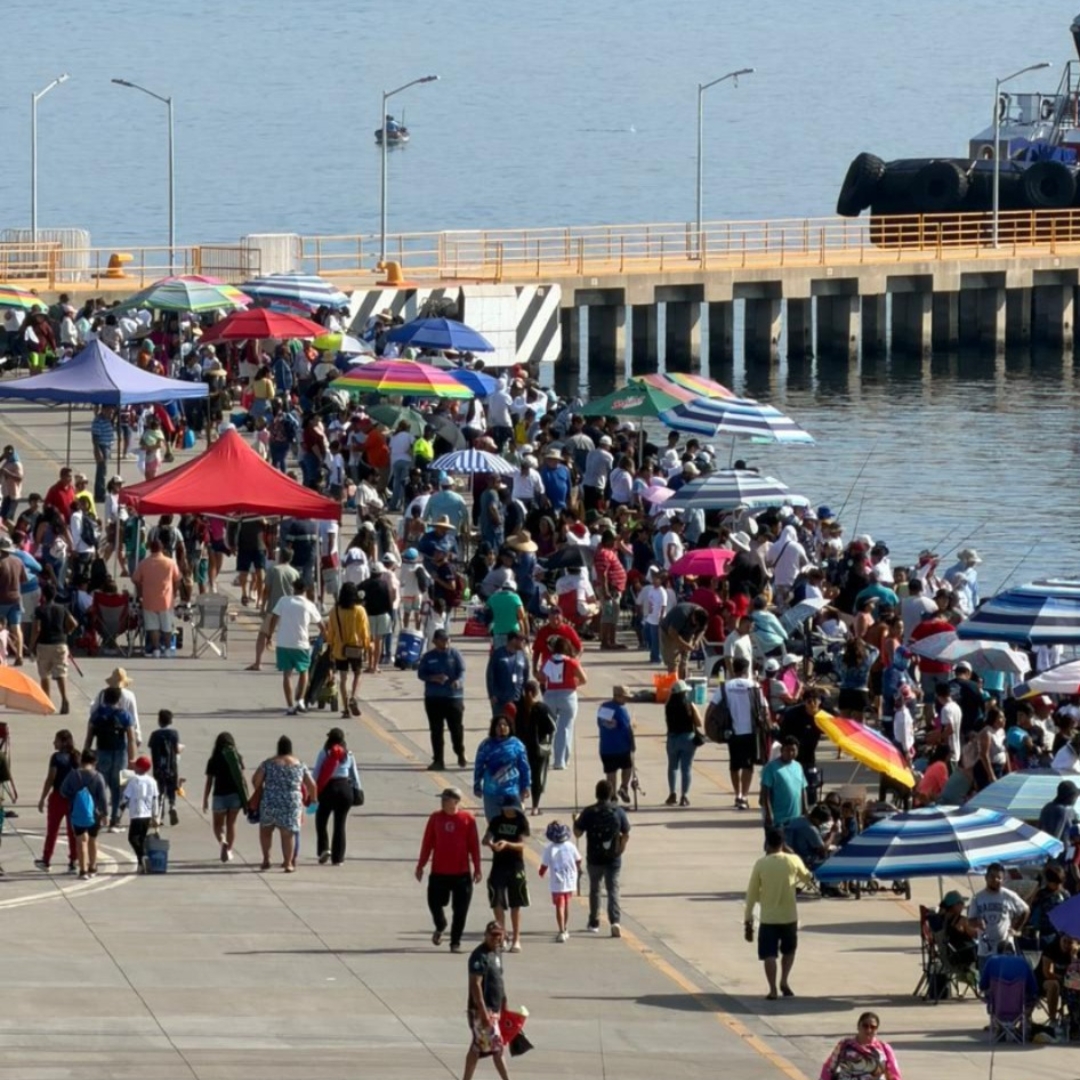 Récord de participantes en torneo internacional infantil de pesca en Manzanillo; fueron casi 750 menores