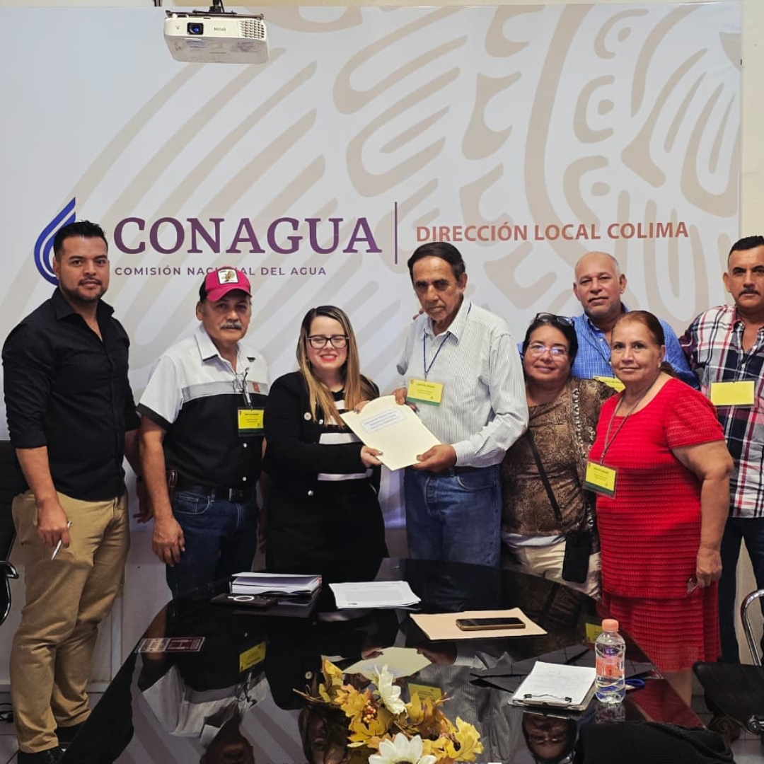 Conagua otorgó una prórroga de concesión a la Unidad de Riego para el Desarrollo Rural del Ejido Armería, en Colima