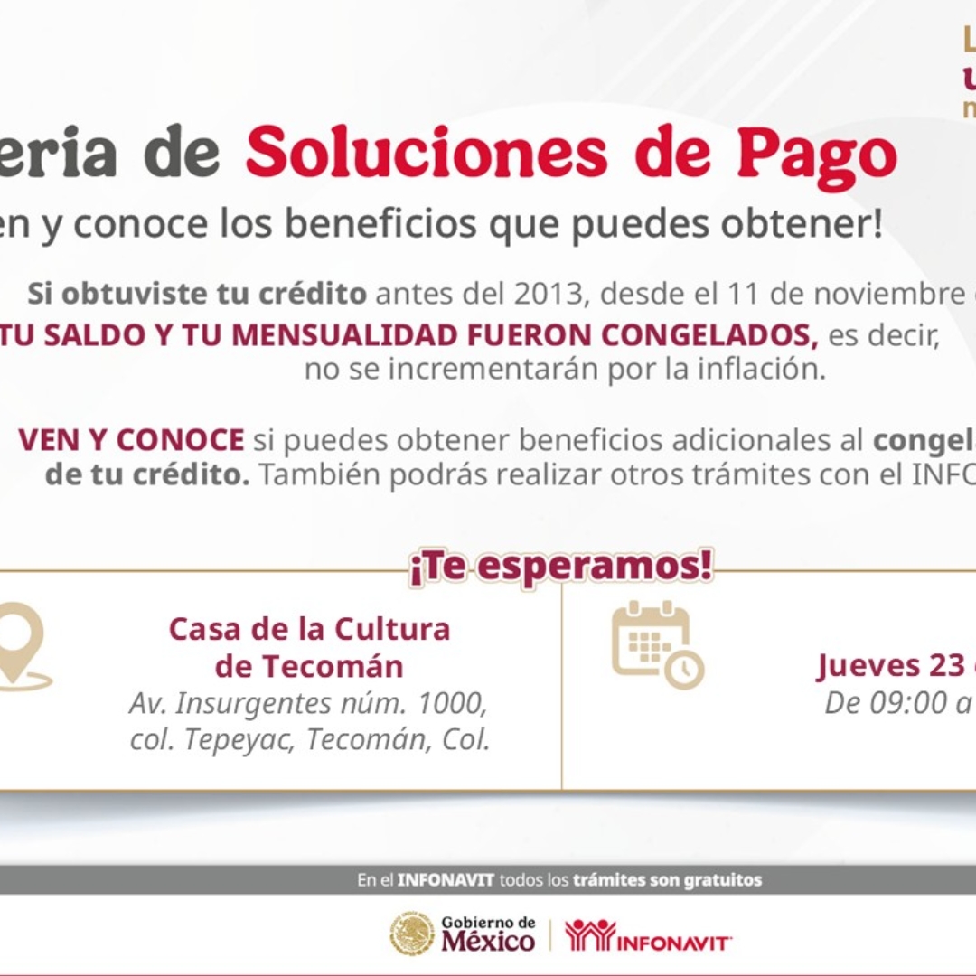 INFONAVIT ofrece soluciones de pago a los acreditados de Tecomán