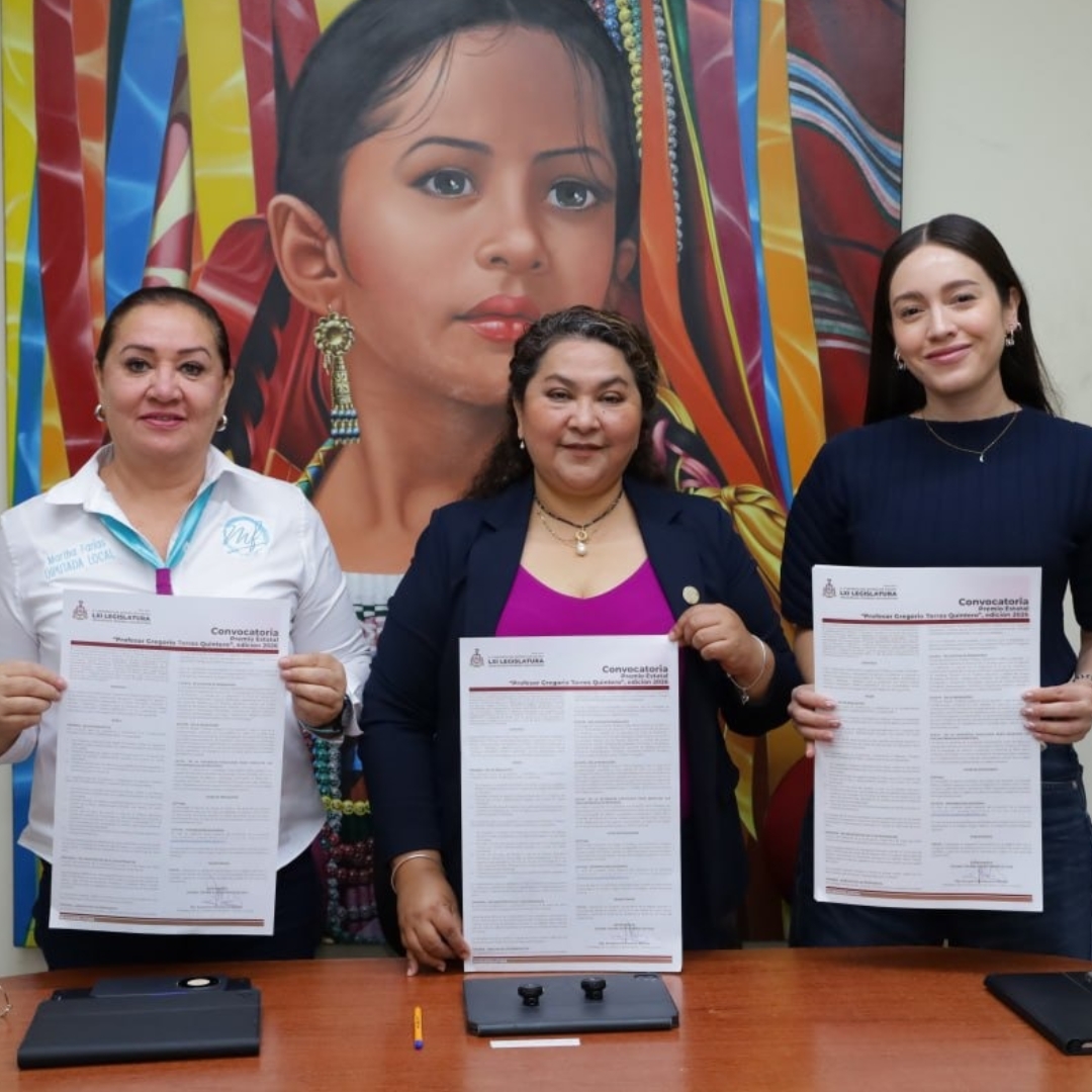 Presentan convocatoria 2026 del Premio Estatal “Profesor Gregorio Torres Quintero” 