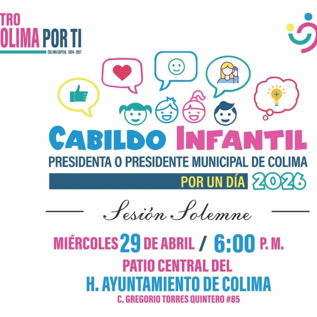 Cabildo Infantil en Colima: niñas y niños al frente por un día